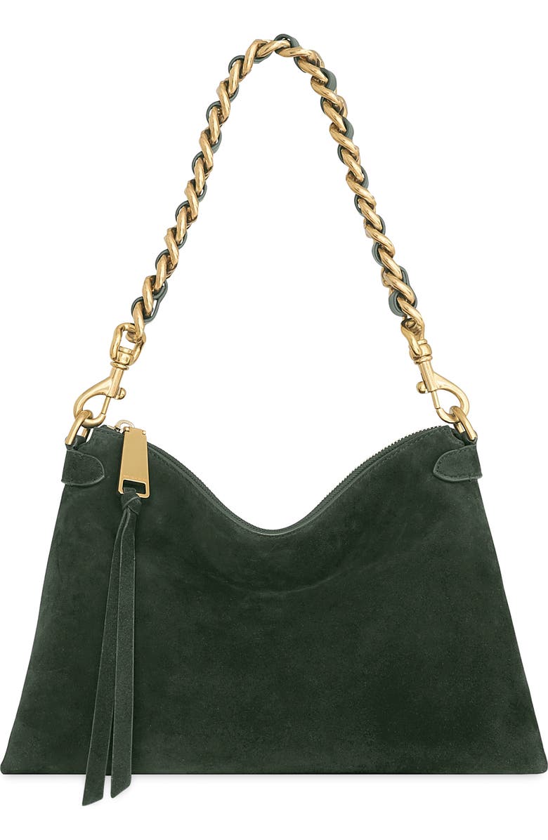 Rebecca Minkoff Stevie Medium Shoulder Bag, Main, color, Veridian