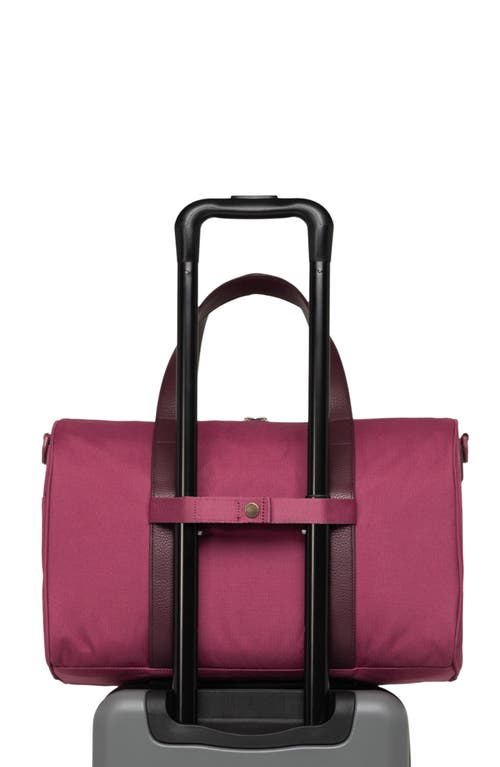 Herschel Supply Co . Novel Water Resistant Recycled Polyester Duffle Bag In Purple