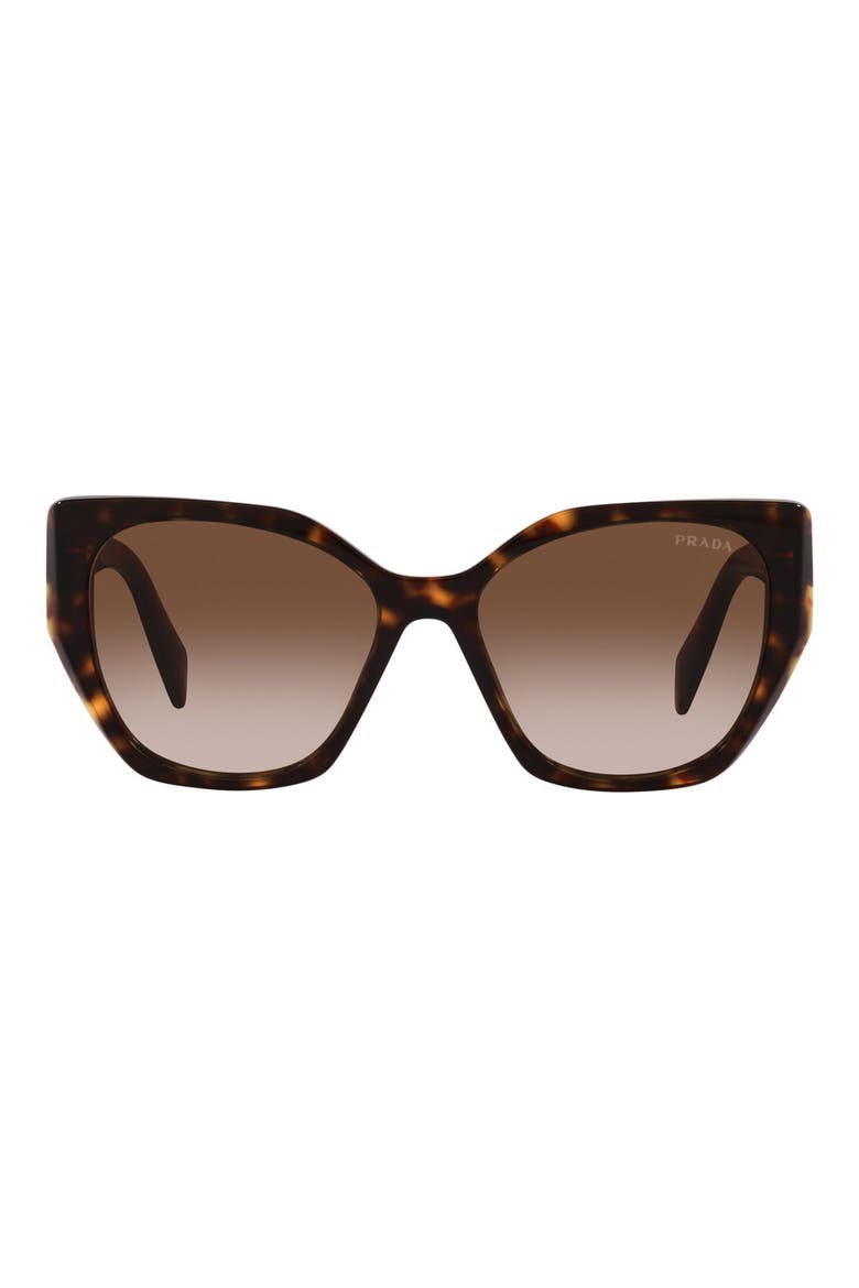 56mm Cat Eye Sunglasses, Main, color, TORTOISE