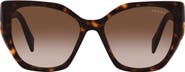 Prada 56mm Cat Eye Sunglasses