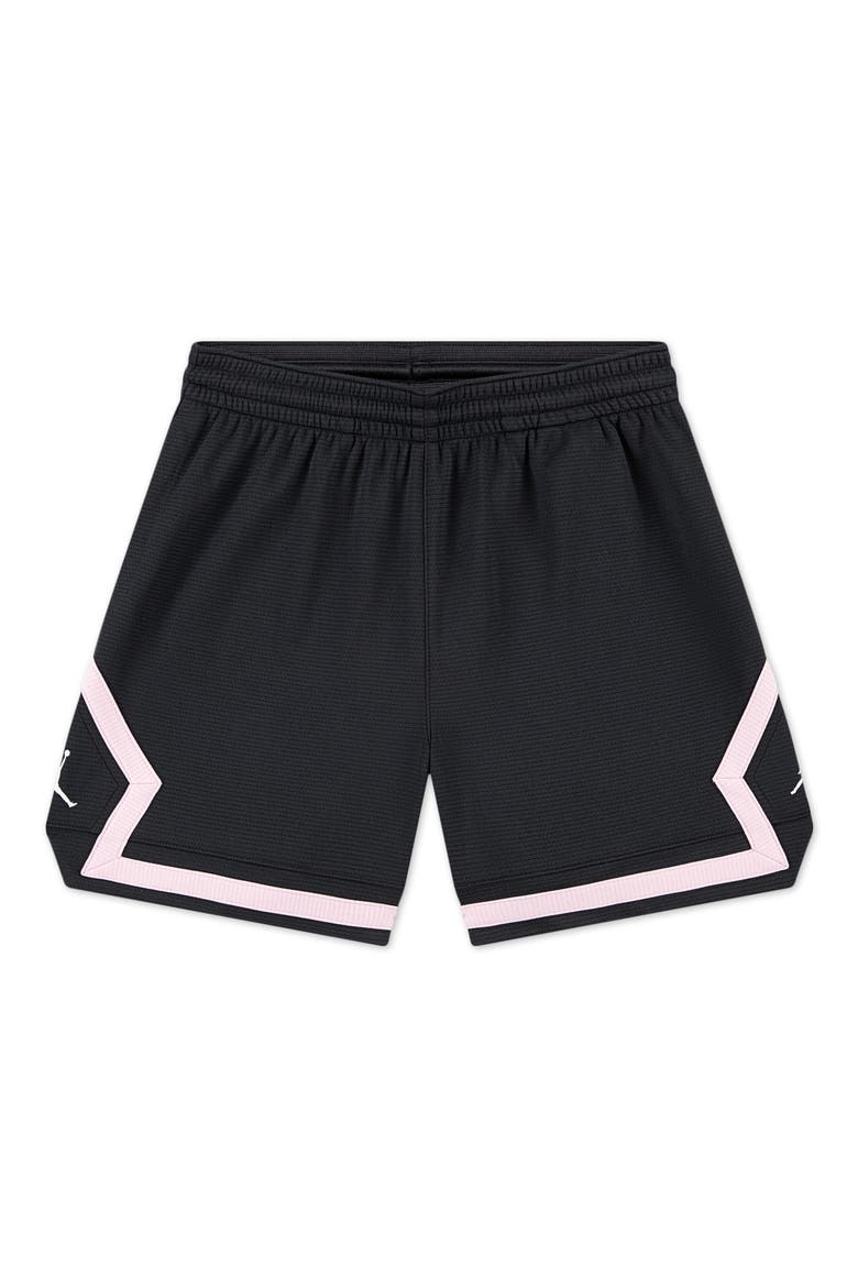 Kids' Dri-FIT Diamond Mesh Shorts, Main, color, OFF NOIR