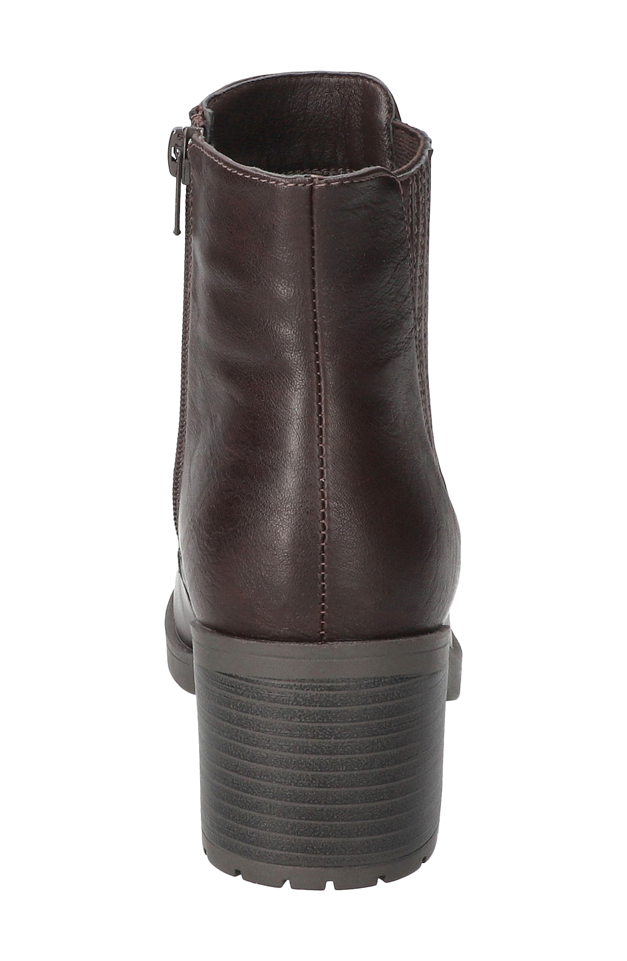 Tulsa Faux Leather Bootie, Alternate, color, BROWN