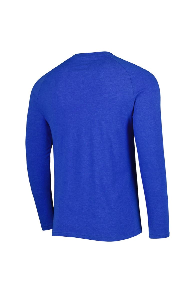 Men's Concepts Sport Royal Chicago Cubs Inertia Raglan Long Sleeve Henley T-Shirt, Alternate, color, Royal