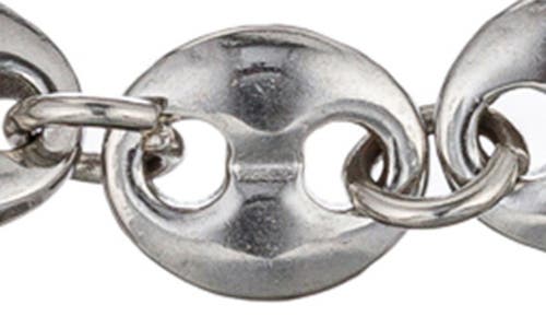 Eye Candy Los Angeles Adrian Mariner Chain Link Bracelet In Silver
