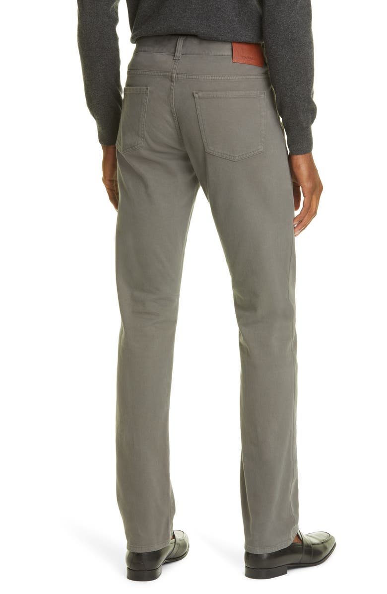 Canali Overdyed Bull Straight Leg Jeans, Alternate, color, 