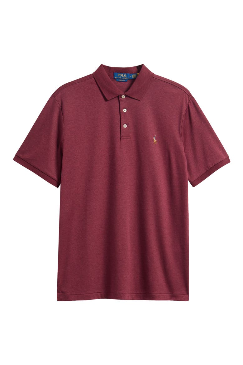 Classic Fit Polo, Alternate, color, SPRING WINE HEATHER