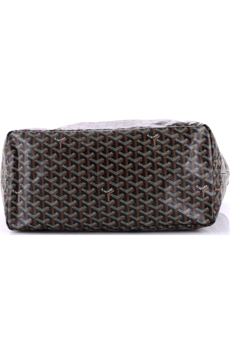 Pre-Owned Goyard Saint Louis Tote Coated Canvas GM, Alternate, color, Black