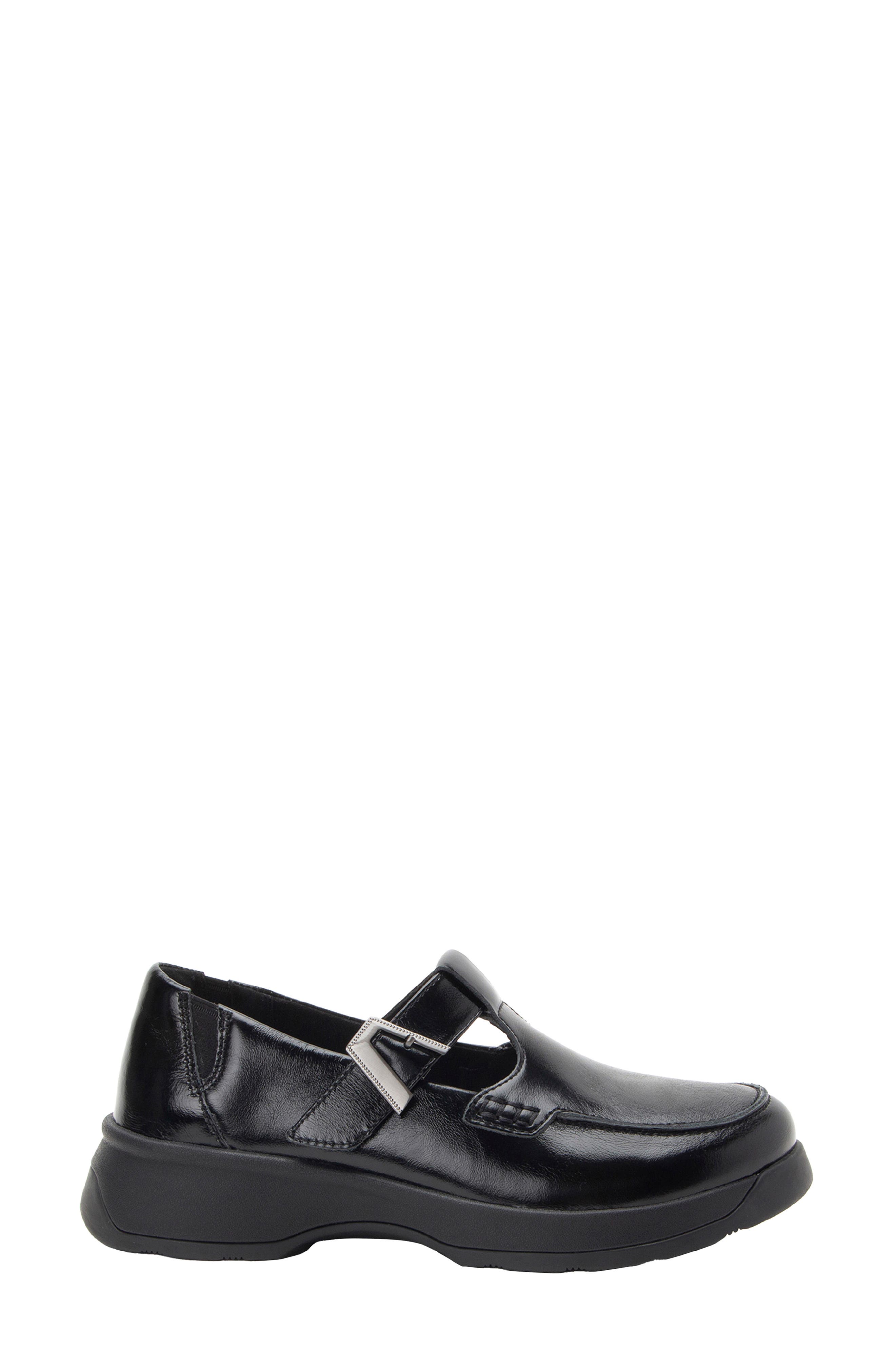 Jensie Mary Jane Shoe, Alternate, color, 6715 GLAZED BLACK
