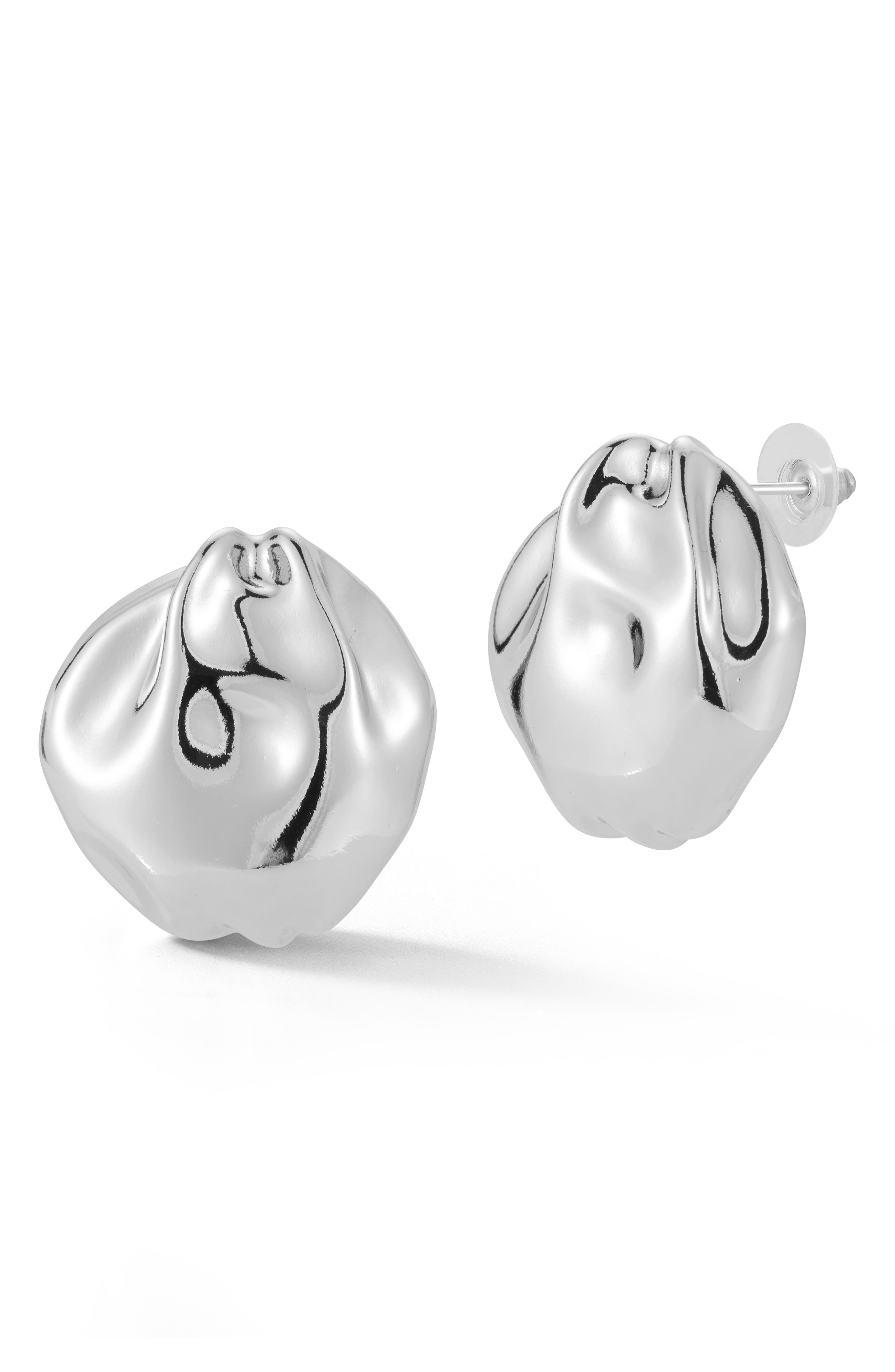 Sculptural Stud Earrings