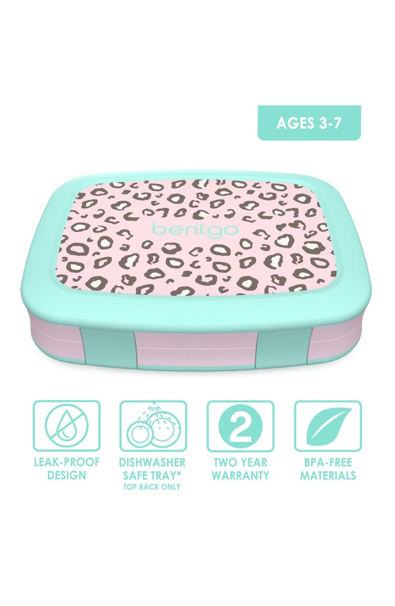BENTGO Kids' Prints Lunch Box - Leopard, Alternate, color, Leopard