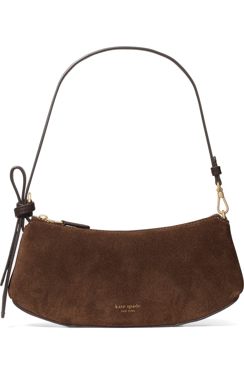 Kate Spade New York loop suede pochette bag, Main, color,