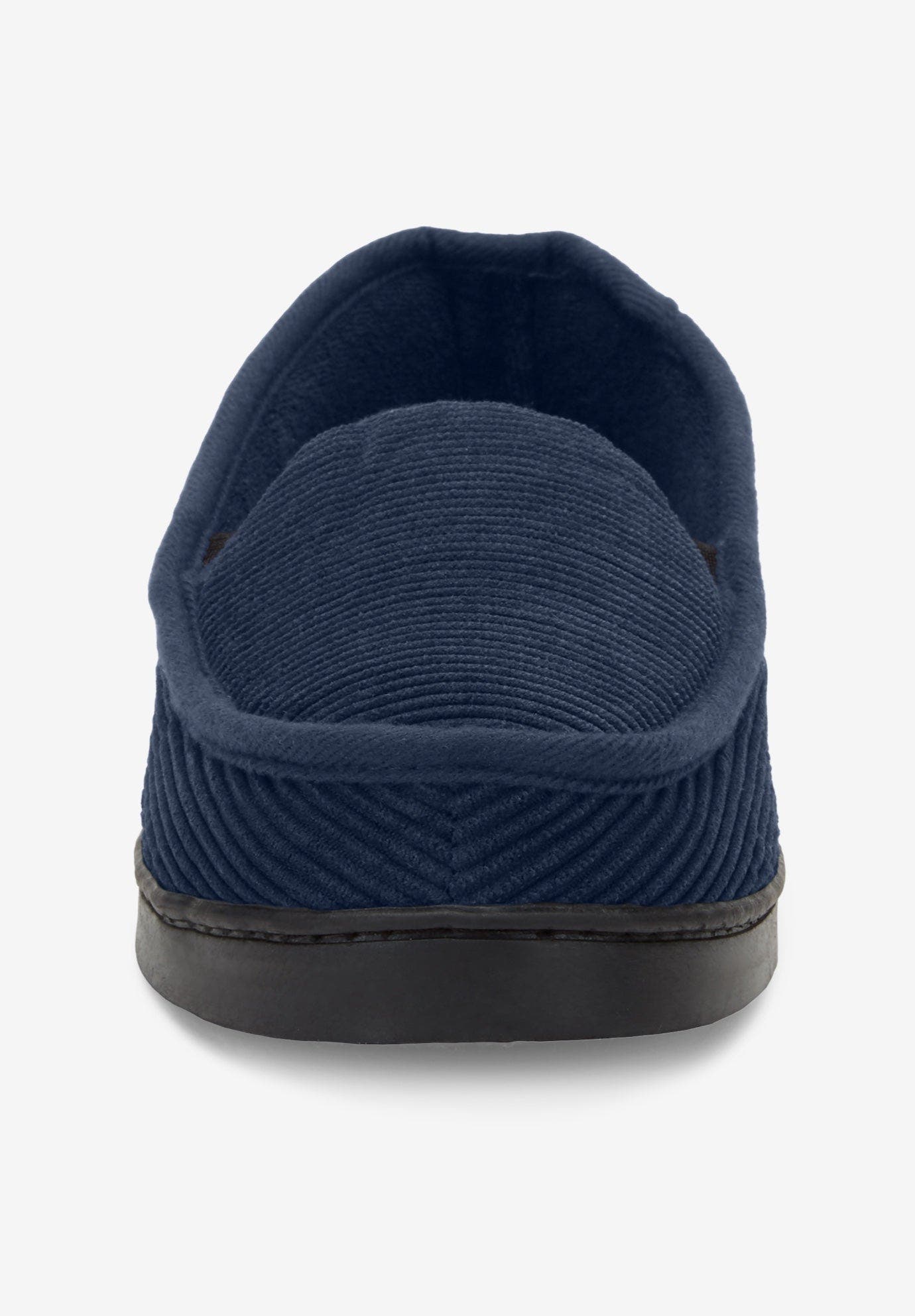 Cotton Corduroy Slippers, Alternate, color, NAVY
