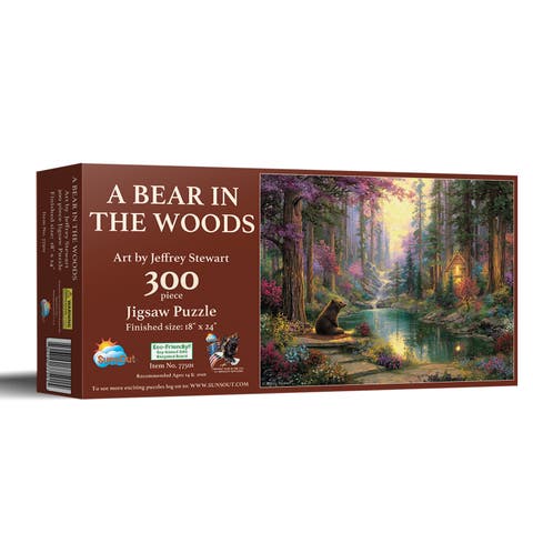 A Bear in the Woods 300 piece Jigsaw Puzzle for Adults