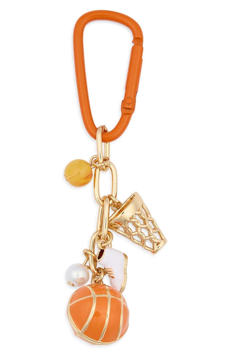 Leith Basketball Bag Charm, Main, color, 