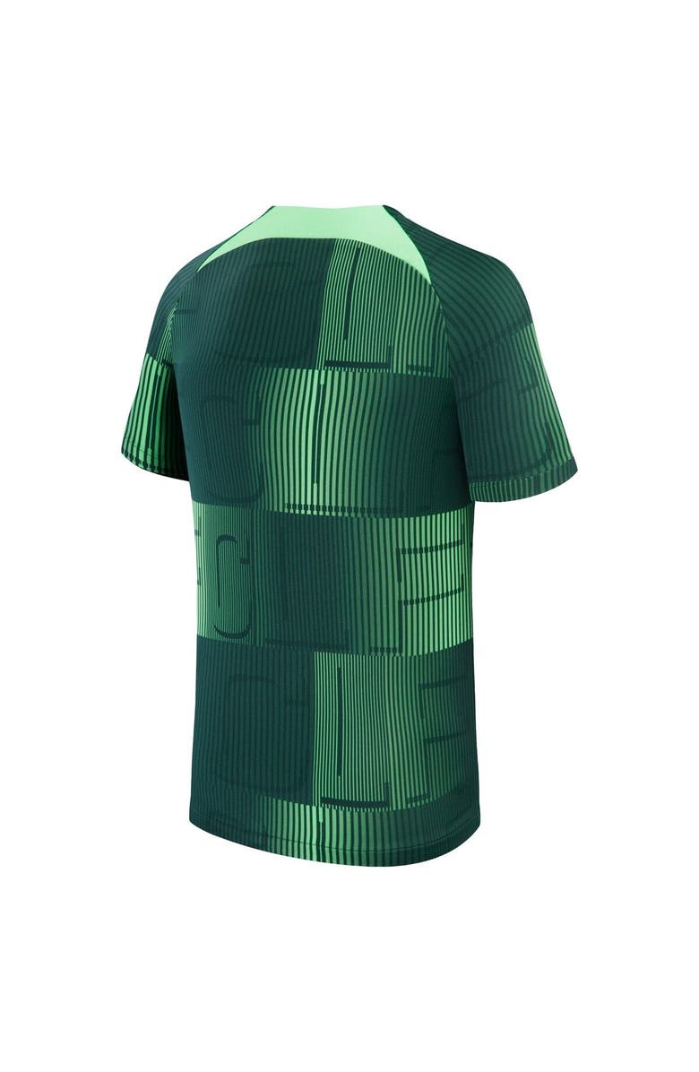 Nike Youth Nike Green Liverpool 2023/24 Away Pre-Match Performance Top, Alternate, color, 