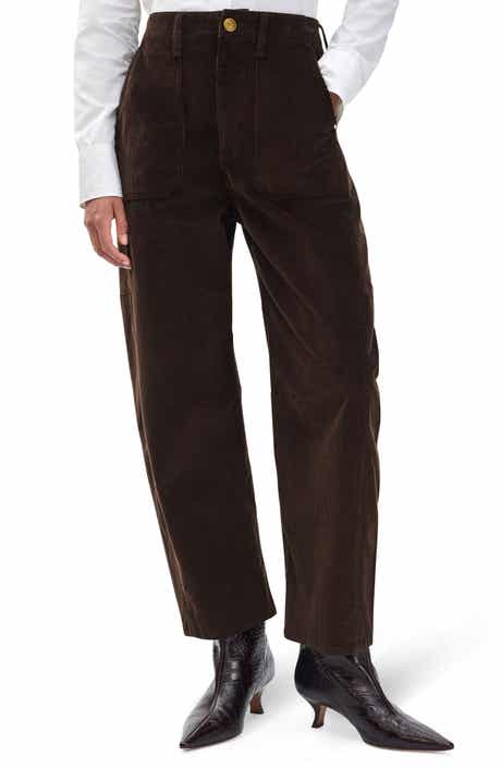 rag & bone Charlie Super High Waist Crop Barrel Corduroy Jeans