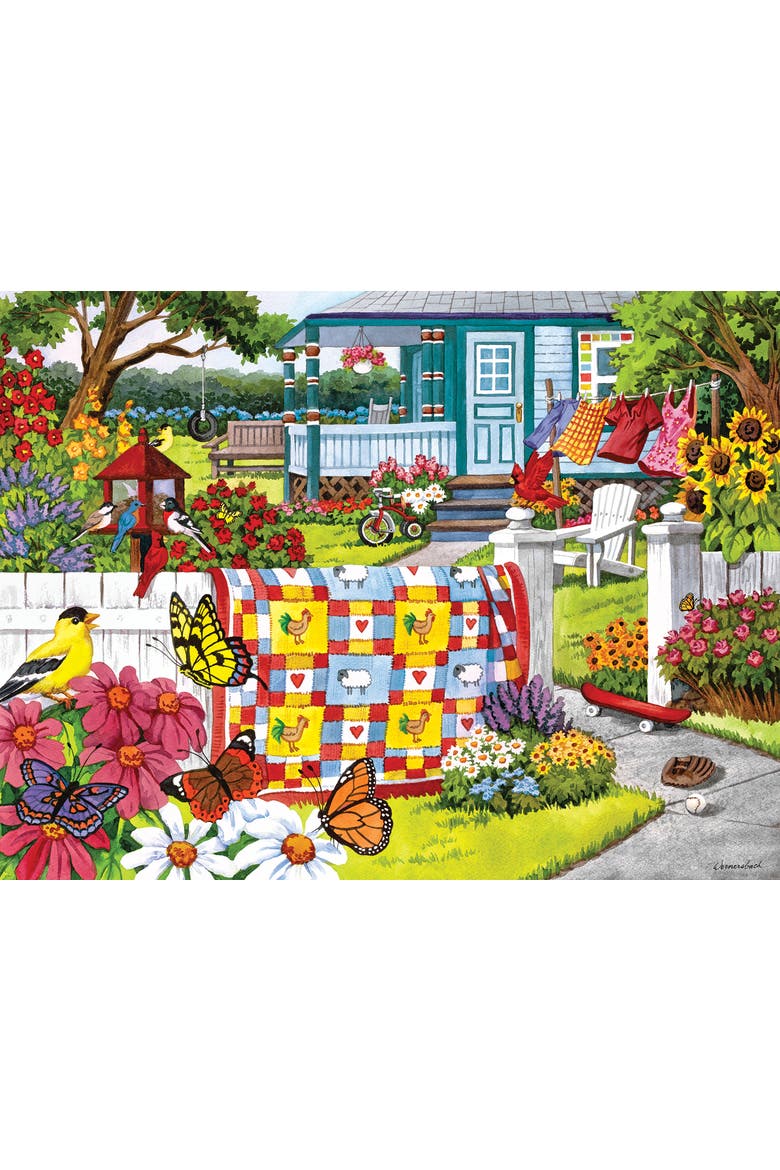 Serene Summer 300 piece Jigsaw Puzzle for Adults, Alternate, color, Multicolor