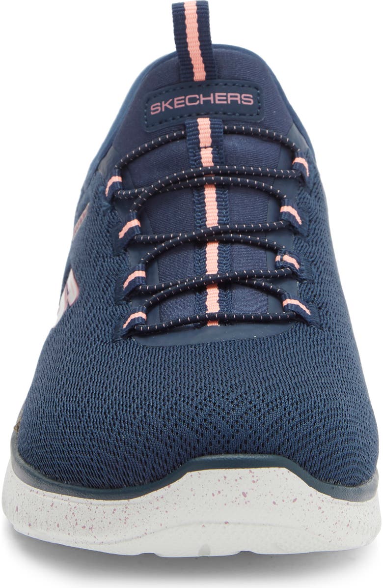 SKECHERS Waterproof Slip-On Sneaker, Alternate, color, Navy