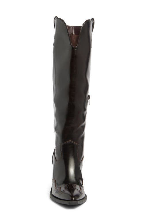 Abound Zahra Western Knee High Boot In Black