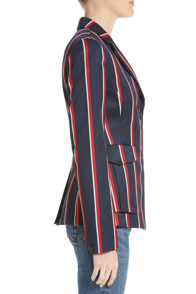 Howson Stripe Blazer, Alternate, color, NAVY MULTI