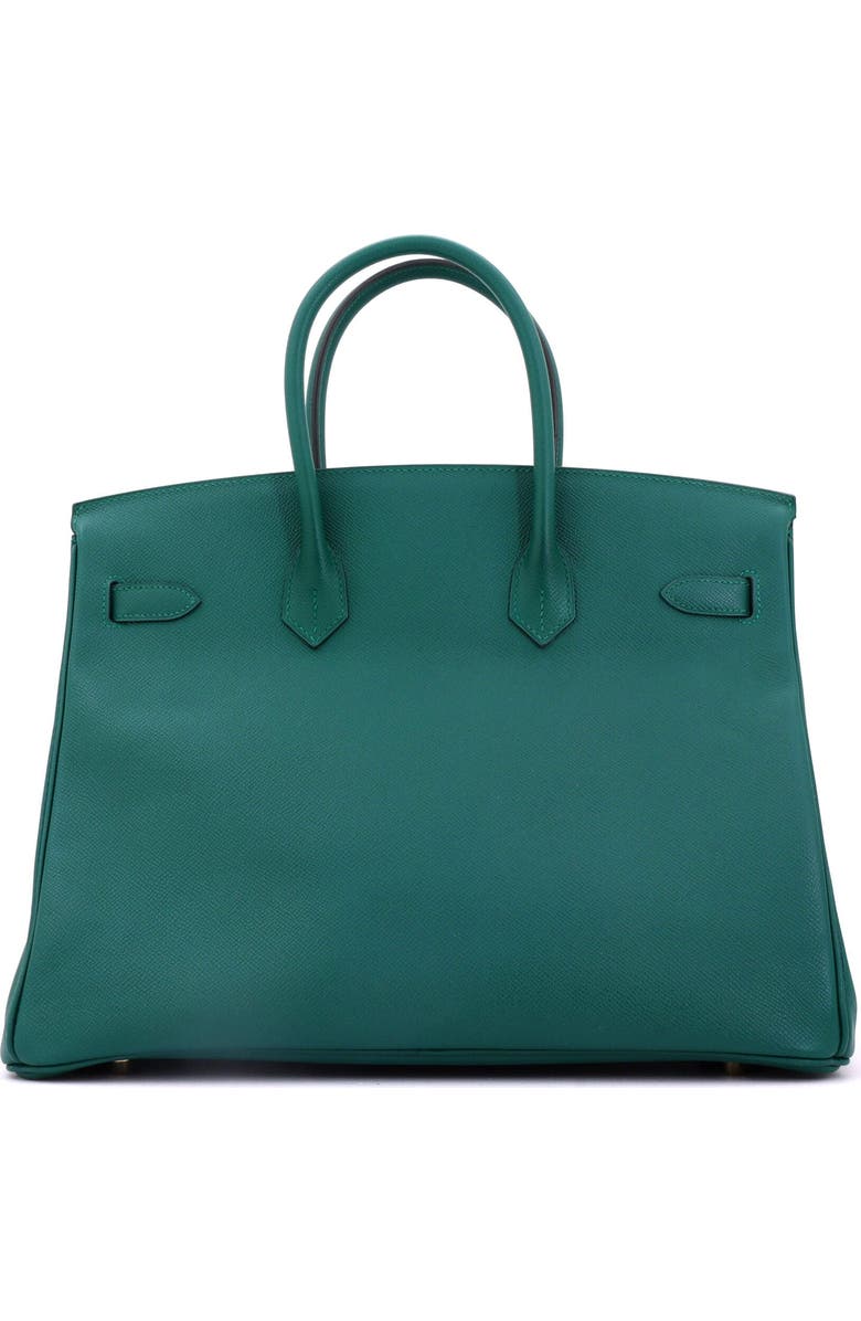 Pre-Owned Hermes Birkin Handbag Green Epsom with Gold Hardware 35, Alternate, color, Malachite