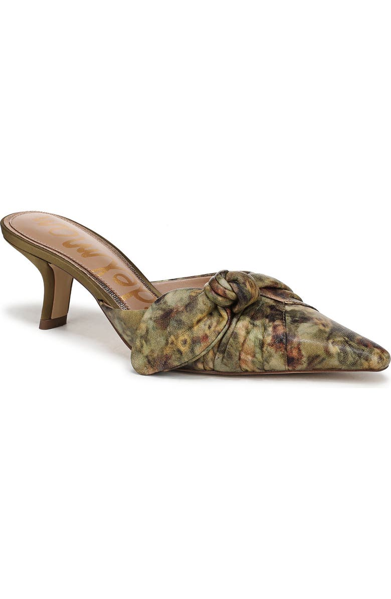 Sam Edelman Bex Pointed Toe Mule, Main, color, Sage Multi