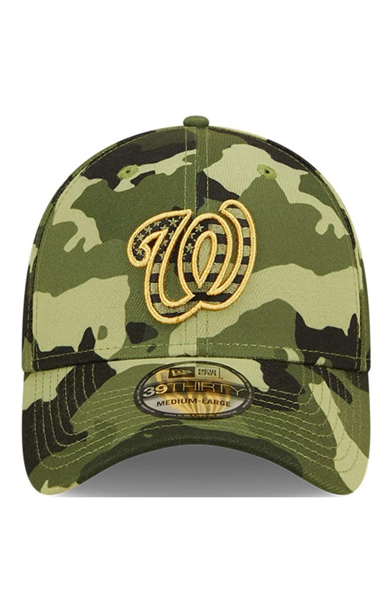 New Era Men's New Era Camo Washington Nationals 2022 Armed Forces Day 39THIRTY Flex Hat, Alternate, color, Camo