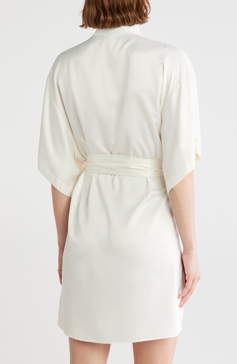 Natori Feathers Satin Wrap, Alternate, color,