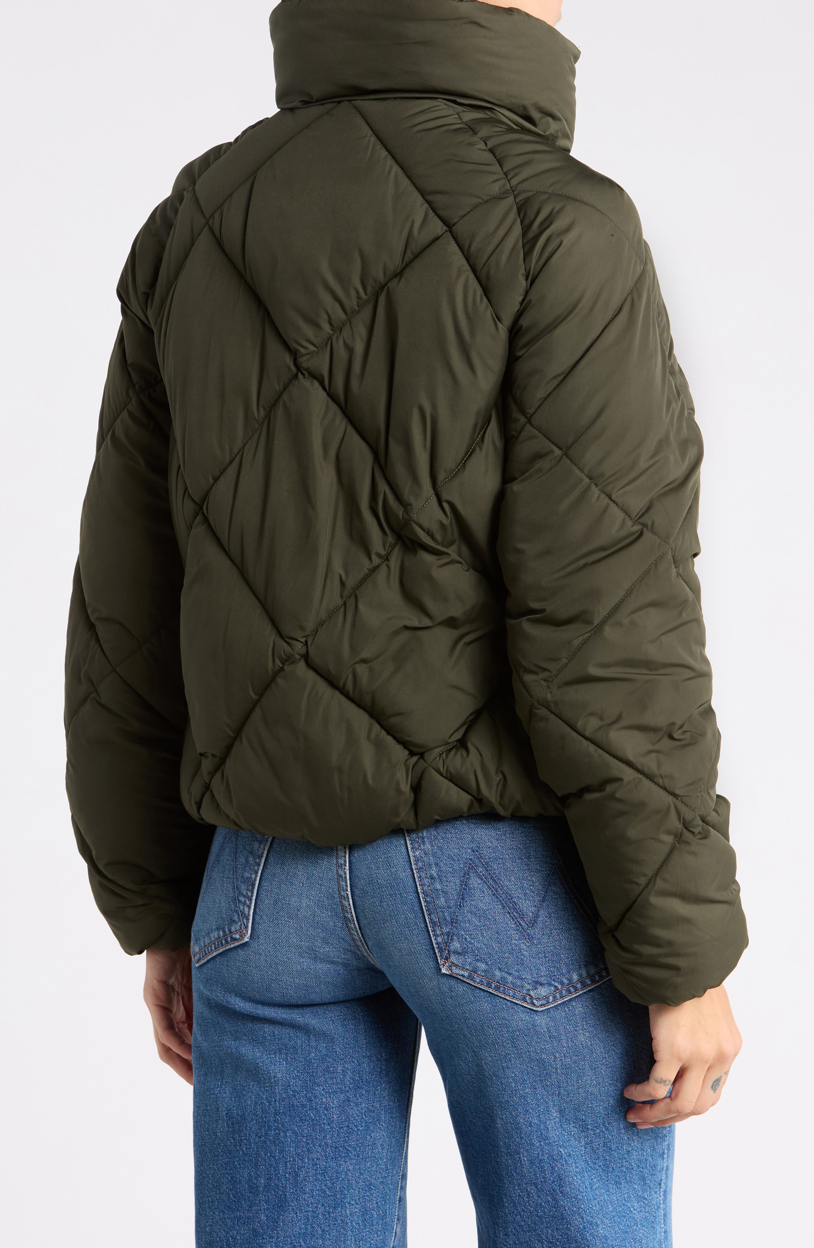 BCBGeneration Diamond Quilted Cloud Puffer Jacket (Women) | Nordstromrack