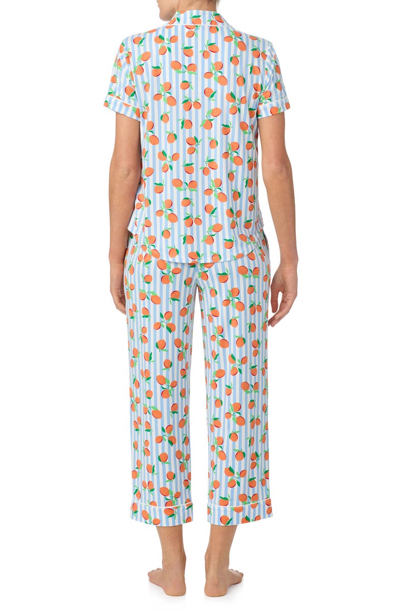 Kate Spade New York print crop pajamas, Alternate, color,