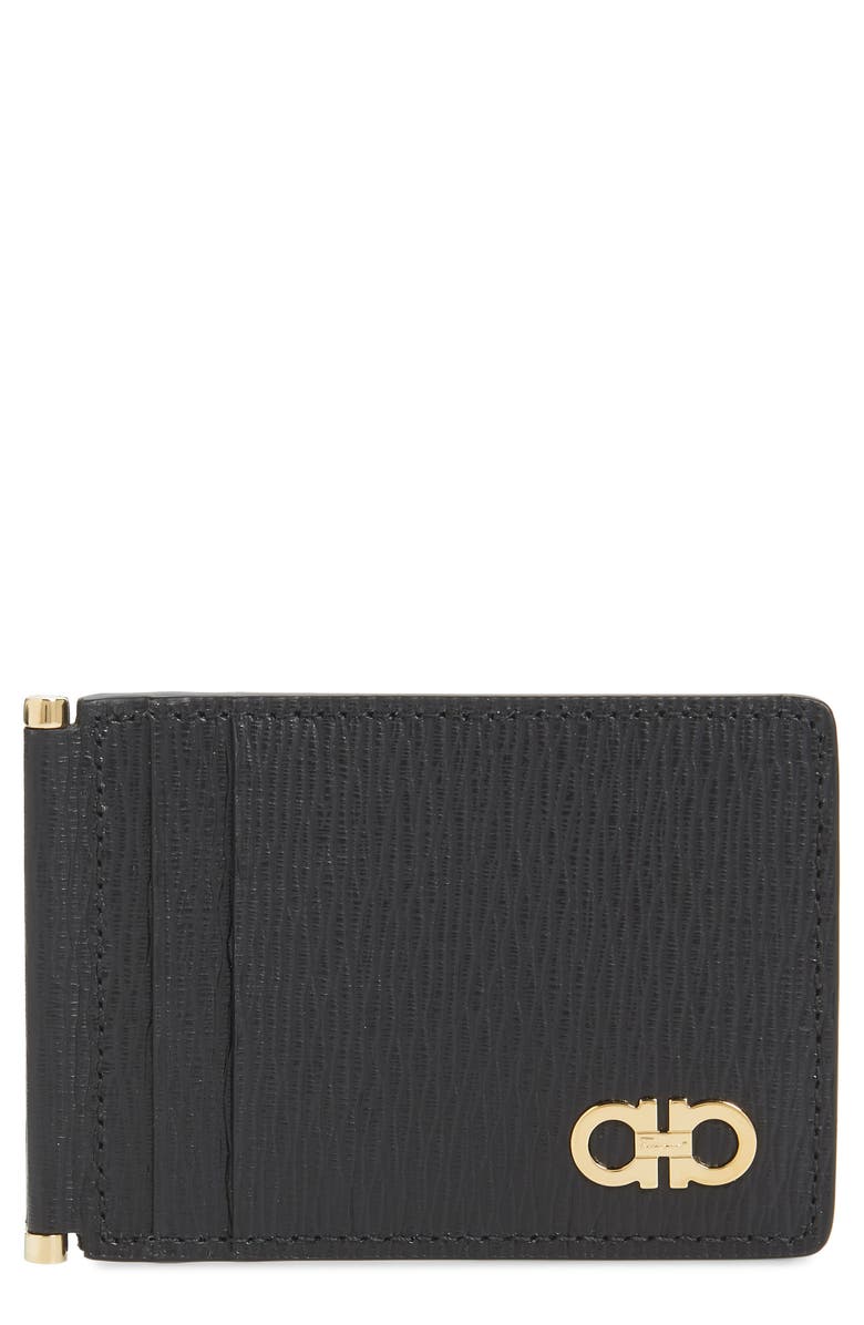 FERRAGAMO Salvatore Ferragamo Revival Leather Folding Card Case, Main, color, 