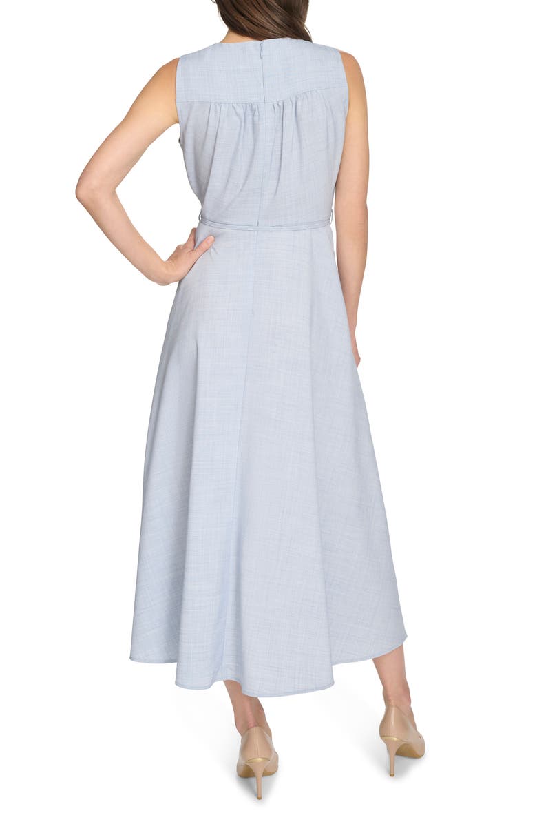 Calvin Klein Mélange Sleeveless Wrap Maxi Dress, Alternate, color,