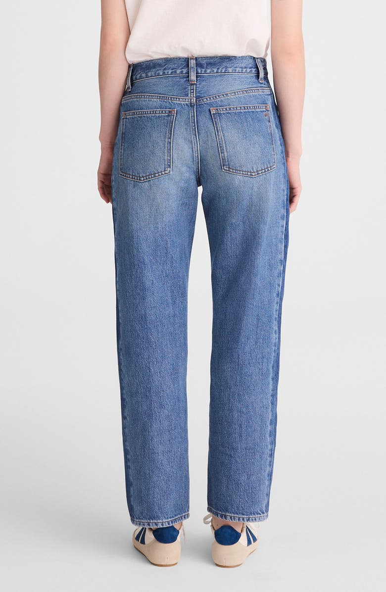 Madewell Pieced Barrel Leg Jeans, Alternate, color, Linden Wash