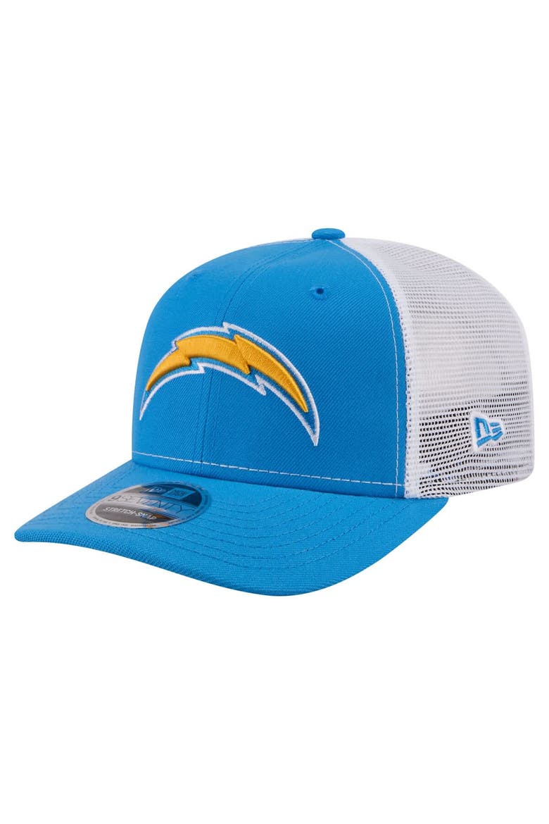 Men's New Era  Powder Blue Los Angeles Chargers 9SEVENTY Trucker Adjustable Hat, Main, color, Powder Blue