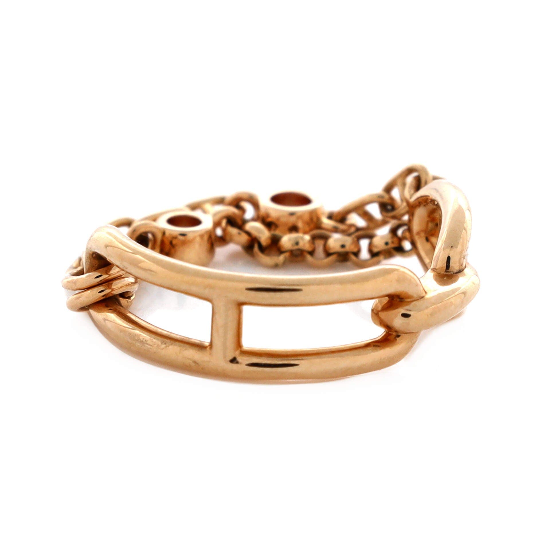Chaine d'Ancre Chaos Ring 18K Rose Gold with Diamonds Small, Alternate, color, Rose Gold
