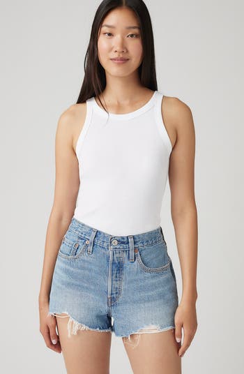 Levi's® 501® Original Stitch Detail Denim Cutoff Shorts Levi's® 501® Original Stitch Detail Denim Cutoff Shorts