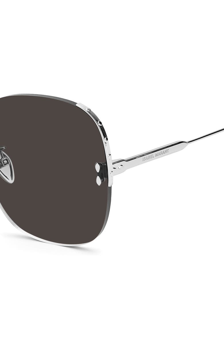 Isabel Marant 61mm Rectangular Sunglasses, Alternate, color, 