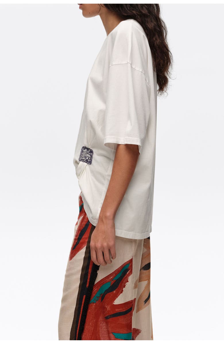 Bimba y Lola Positional Sun Midi Wrap Skirt, Alternate, color, Sun Positional