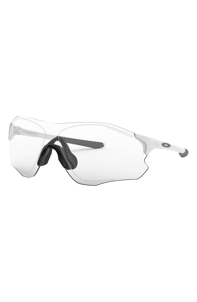Oakley EVZero<sup>™</sup> Path 38mm Prizm<sup>™</sup> Shield Sunglasses, Alternate, color, White
