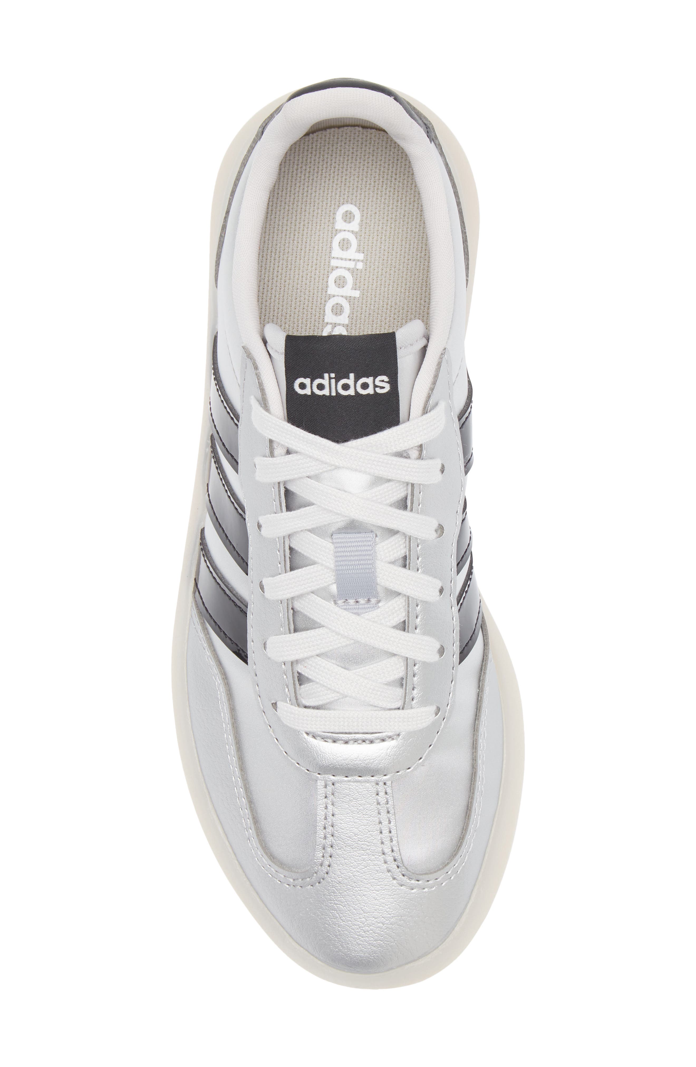 adidas Kids' Barreda Decode Sneaker, Alternate, color, Silver/ Black/ Chalk White