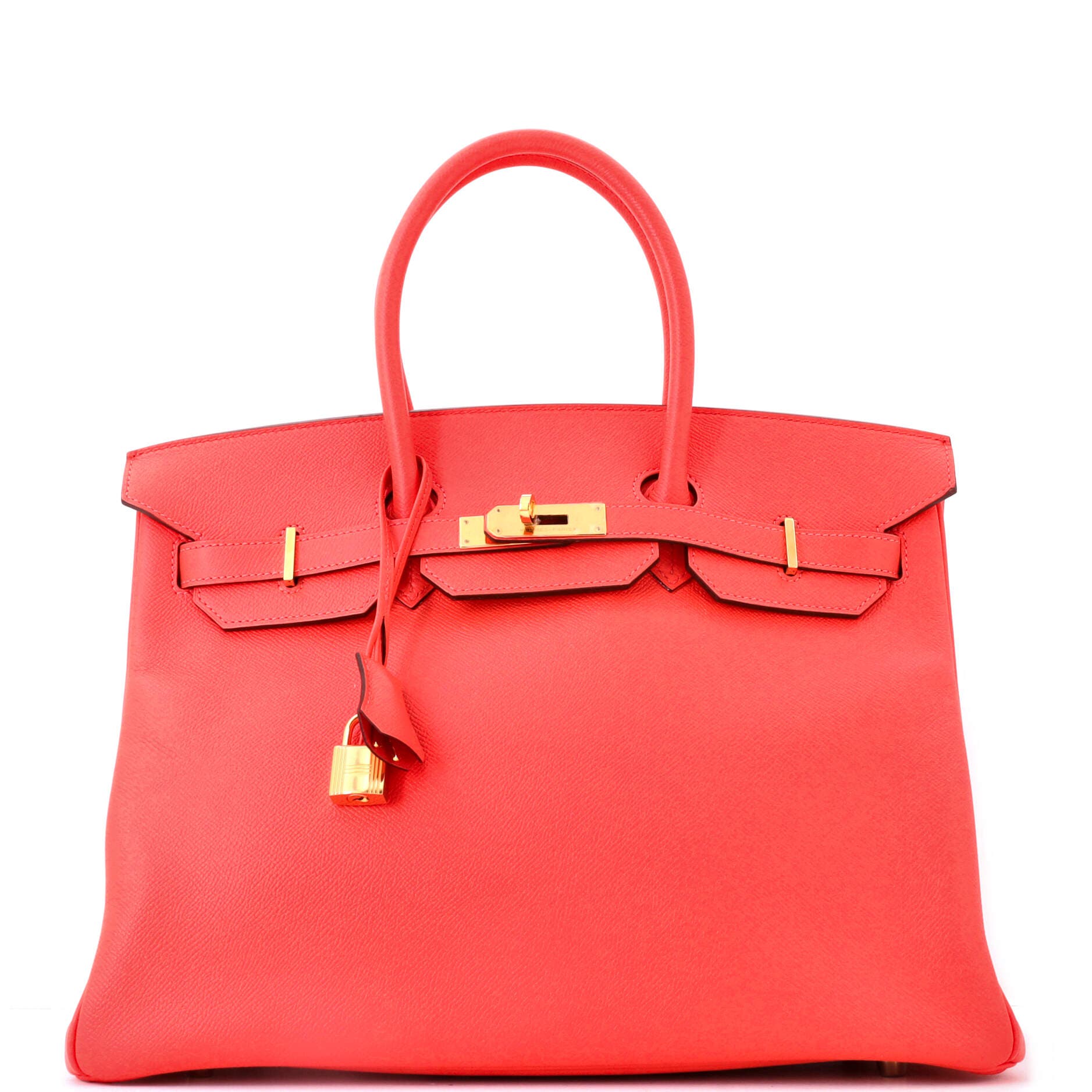 Birkin Handbag Pink Epsom with Gold Hardware 35, Main, color, Pink