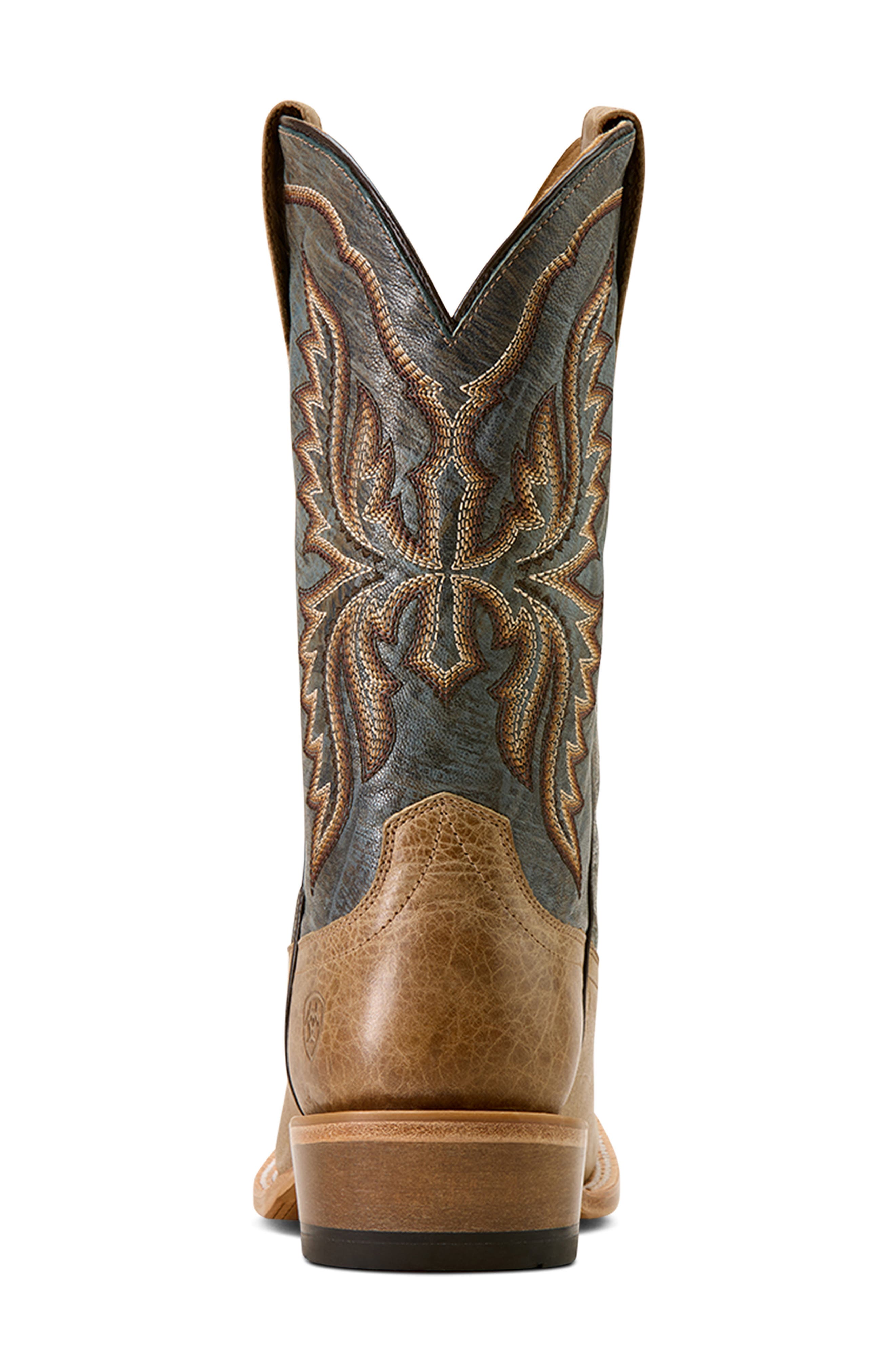Ariat Preston Wide Square Toe Cowboy Boot, Alternate, color, Light Brown