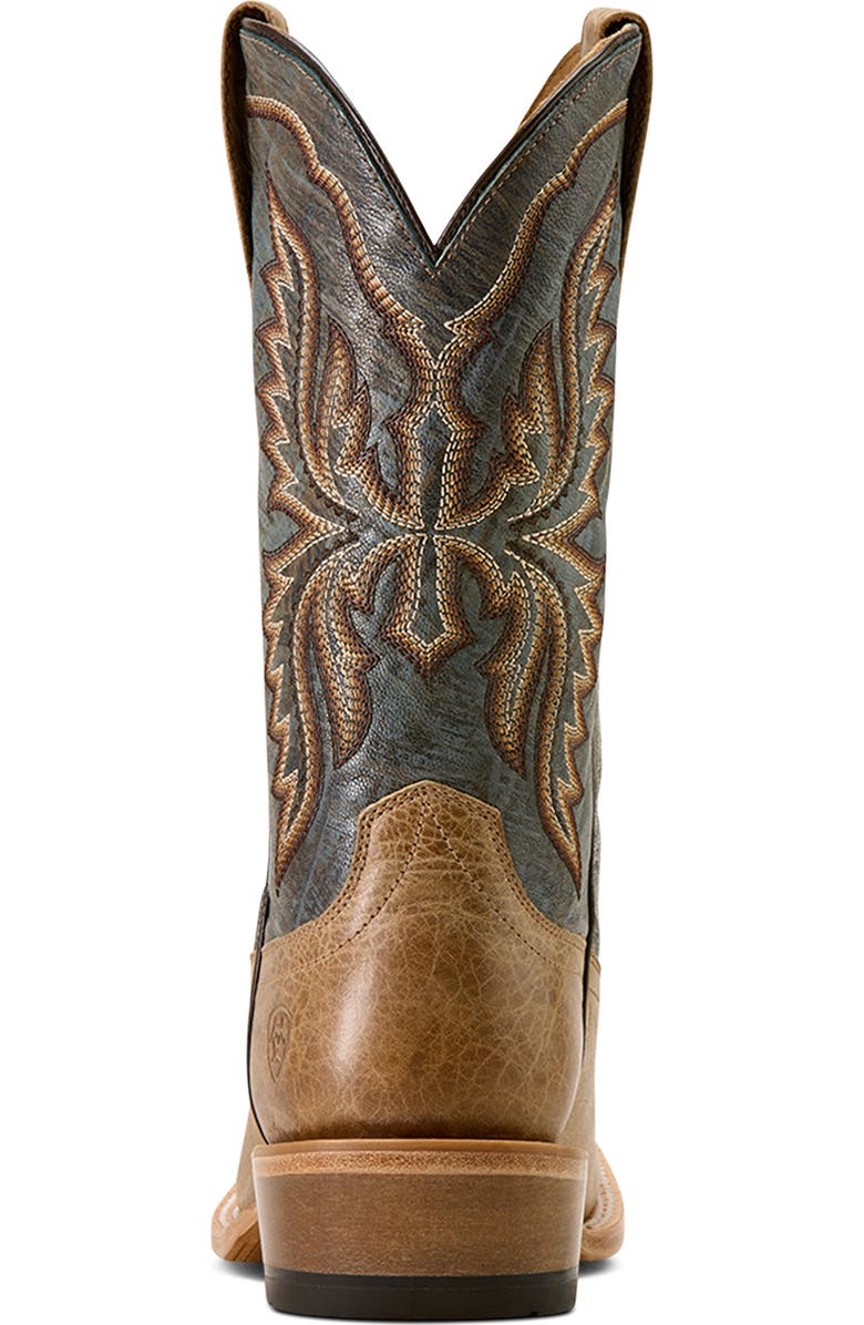 Ariat Preston Wide Square Toe Cowboy Boot, Alternate, color, Light Brown