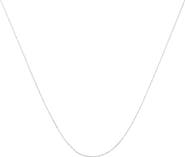 Haus of Brilliance 10K Gold 1/2 mm Slender & Dainty Fine Rope Chain Necklace