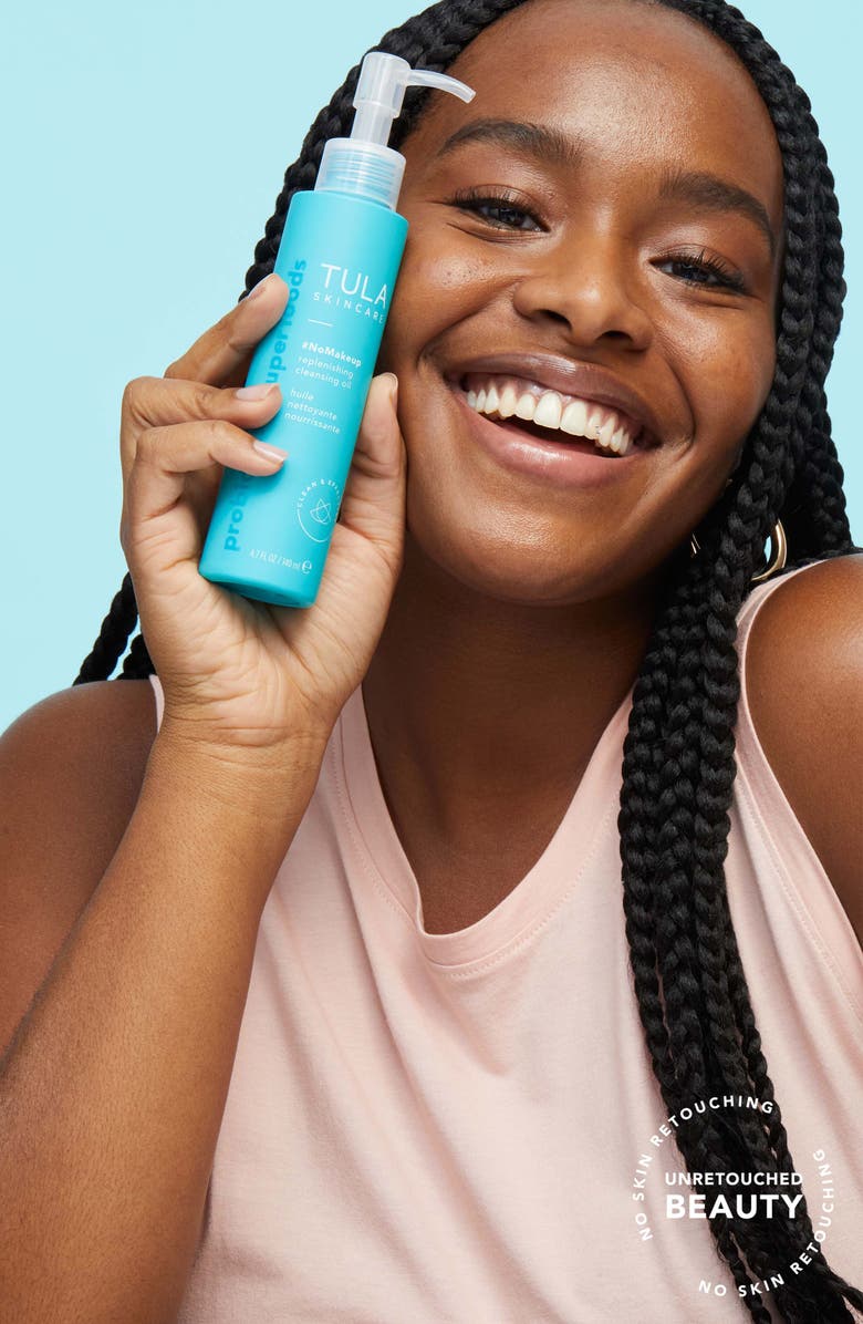 TULA Skincare #NoMakeup Replenishing Cleansing Oil, Alternate, color, 