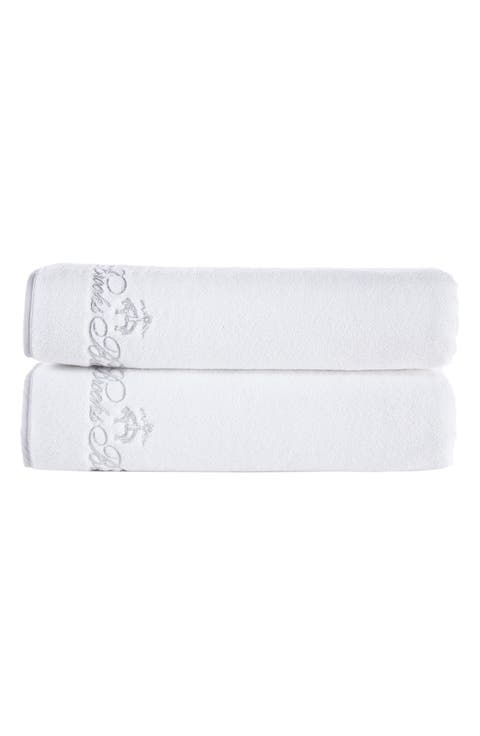 Set of Two Cotton Bath Towels