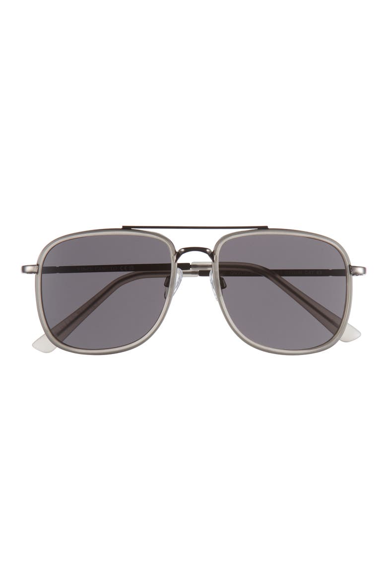 54mm Navigator Sunglasses, Main, color, GUNMETAL/ GREY