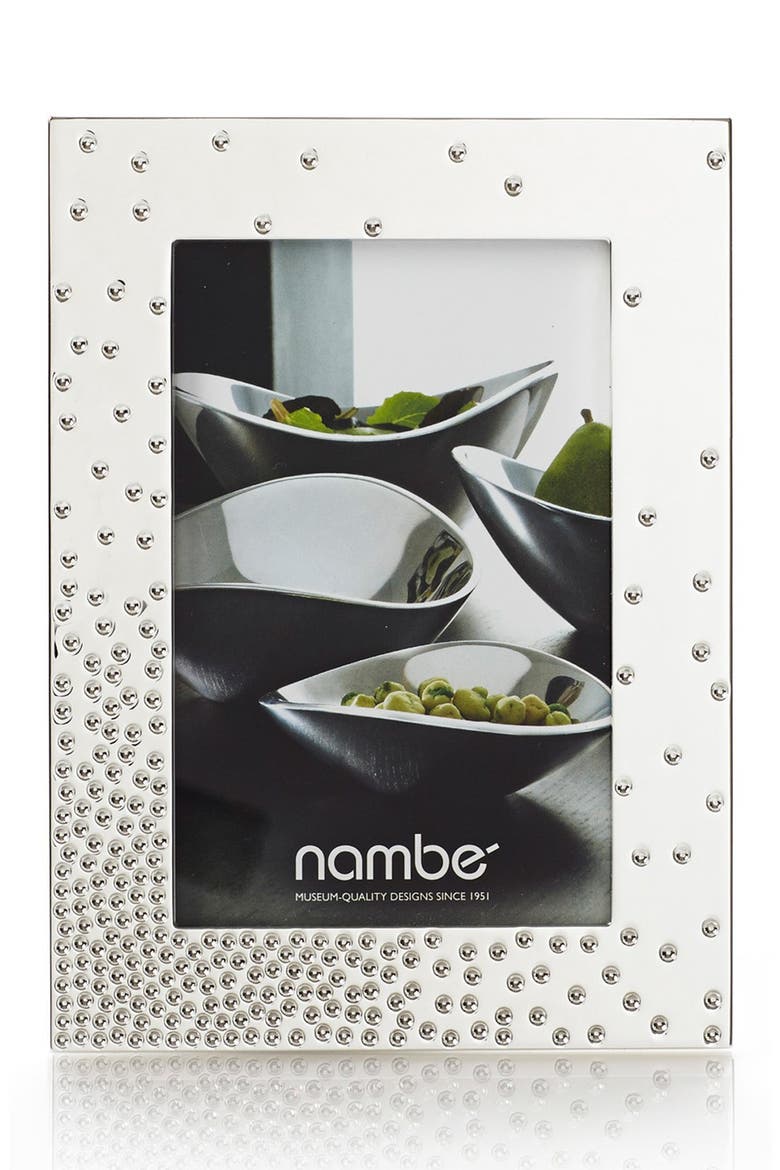 Nambe Dazzle Picture Frame, Alternate, color, SILVER