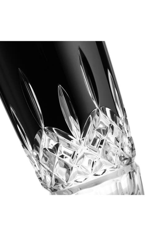 Waterford Lismore Crystal Cocktail Shaker In Black