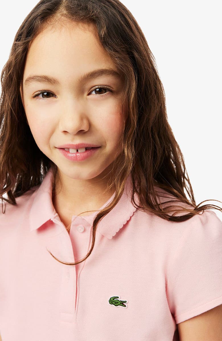 Lacoste Kids' Organic Cotton Piqué Polo, Alternate, color, Nidus